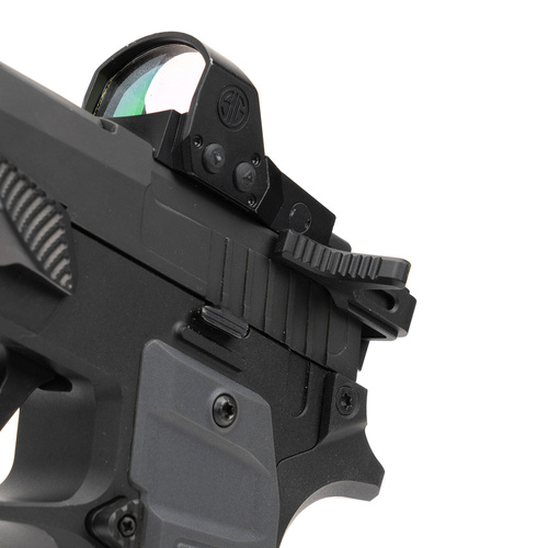Strike Industries - Двостороння рукоятка перезаряджання для пістолета Sig Sauer P320 - чорна - SI-P320-CH