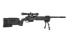 Specna Arms - Replika karabinu snajperskiego SA-S03 CORE™ z lunetą i dwójnogiem - Czarny