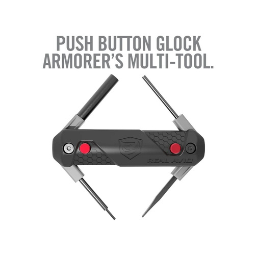Real Avid - Інструмент 4-в-1 для пістолетів Glock - чорний - AVGLOCK41