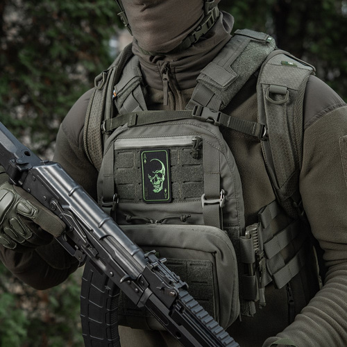 M-Tac - Morale Patch Face of War - Cordura - Чорний/Зелений - 51389201