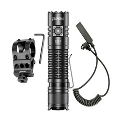 Speras - EST KIT Світлодіодний тактичний ліхтар з акумулятором 3100 mAh - 1900 lm - Чорний - SPERAS EST KIT