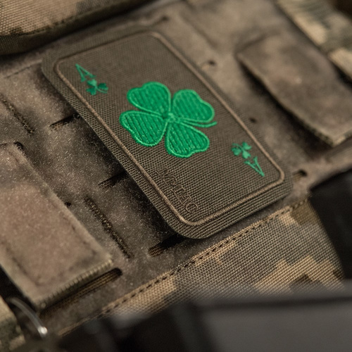 M-Tac - Нашивка Lucky Card - Cordura 500D - Clover - Ranger Green - 51391023