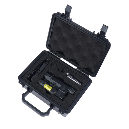 Holosun - Лазерний цілевказівник Iris-4 з ліхтариком - Алюміній - Зелений - ІЧ - Чорний - IRIS-GR4