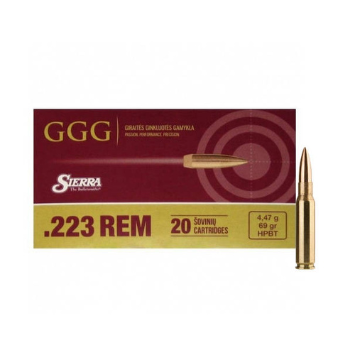 GGG - набій для гвинтівки калібру GPR13 69 gr / 4.47 g HPBT
