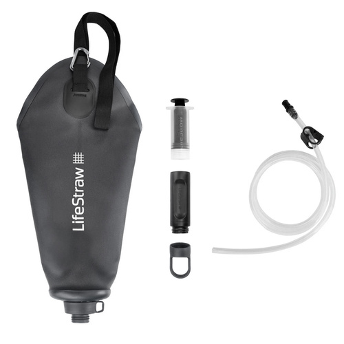 LifeStraw - Мішок з антимікробним фільтром - 3 л - Dark Mountain Gray