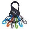 Nite Ize - Пластиковий карабін S-Biner KeyRack для шафки - чорний - KLKP-01-R3