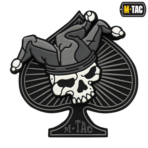 M-Tac - Нашивка Піковий Туз - 3D ПВХ - Чорний/Білий - 51108236