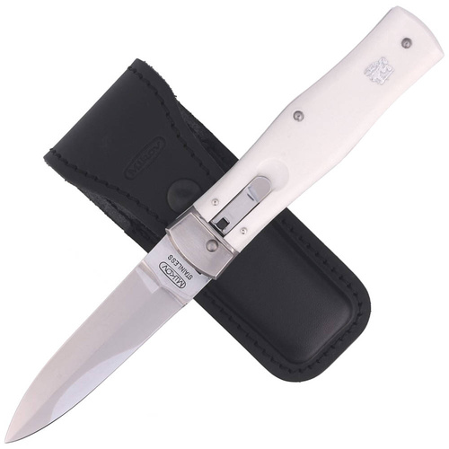 Mikov - Пружинний ніж Predator - ABS - AISI 420 - Білий - 241-NH-1/KP WHITE