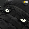 M-Tac - Світловідбиваючі нашивки Tiger Eyes Laser Cut - пара - чорний - 51140002