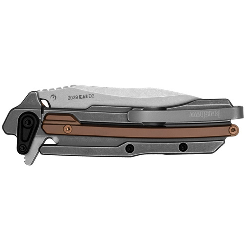 Kershaw - Складаний ніж Frontrunner - EDC - сталь D2 - замок рамки - сірий - 2039
