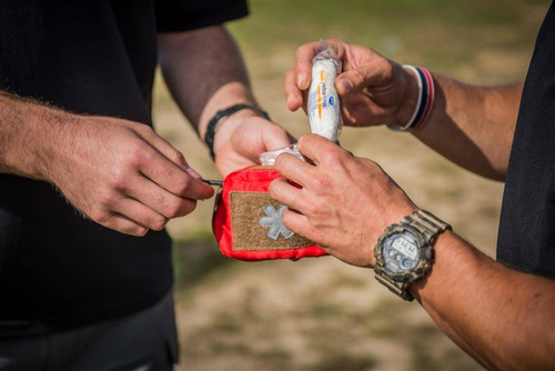 Helikon - Apteczka Mini Med Kit® - поліестер - тіньовий сірий - MO-M05-PO-35