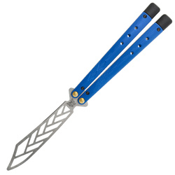 Benchmade - Тренувальний ніж метелик 99T Necron - 440C - синій - 99T