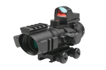 Theta Optics - Підзорна труба Rhino з прицілом Micro Red Dot - 4x32 - чорний - THO-10-011608