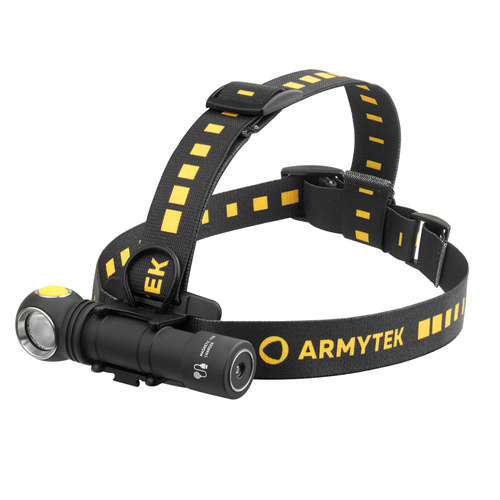 Armytek - Налобний ліхтар Wizard C2 Pro - Магнітний зарядний пристрій - 2500 лм - 18650 - чорний - F08701C - Ліхтарики LED