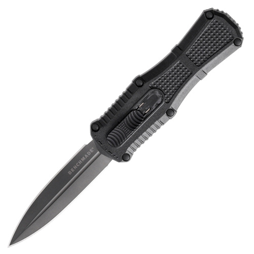 Benchmade - Складаний ніж OTF 3375GY Mini Claymore - CPM-D2 - чорний - 3375GY - пружинні