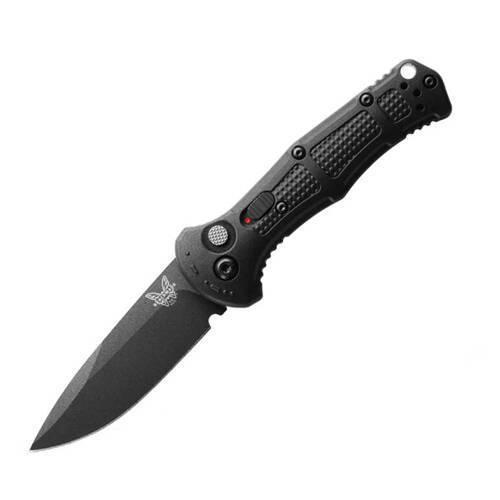 Benchmade - Тактичний ніж Claymore Mini - автоматичний - чорний - 9570BK - пружинні