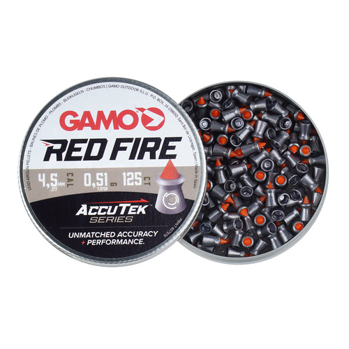 Gamo - Diabolo кулі AccuTek Red Fire - калібр 4,5 мм - 125 штук - 6322711-AK - Кулі пневматичні