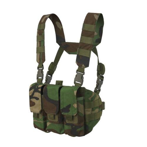 Helikon - Kamizelka Chicom Chest Rig - US Woodland - KK-CCR-CD-03 - Жилети та підсумки Helikon