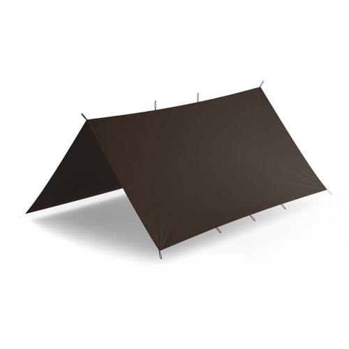 Helikon - Брезент, брезент для бівуаку Supertarp® - 300 x 300 см - Earth Brown - PO-STP-PO-0A - Брезенти і тенти