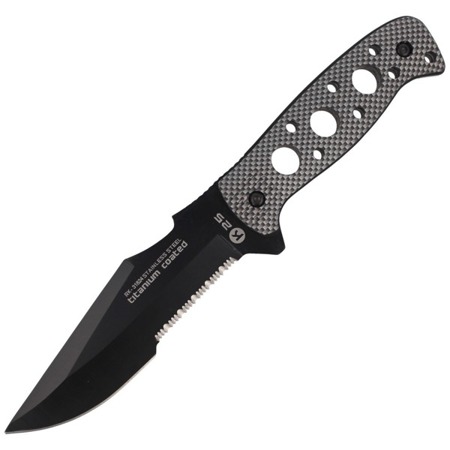 K25 - Nóż Carbon Fiber Titanium Tactical 135 мм - 31824 - Ножі з фіксованим лезом