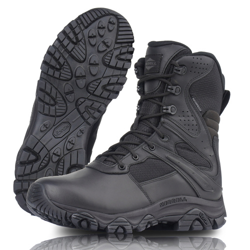 Merrell - Тактичні черевики Moab 3 8" Tactical Response Waterproof - Чорні - J003913 - Взуття Merrell