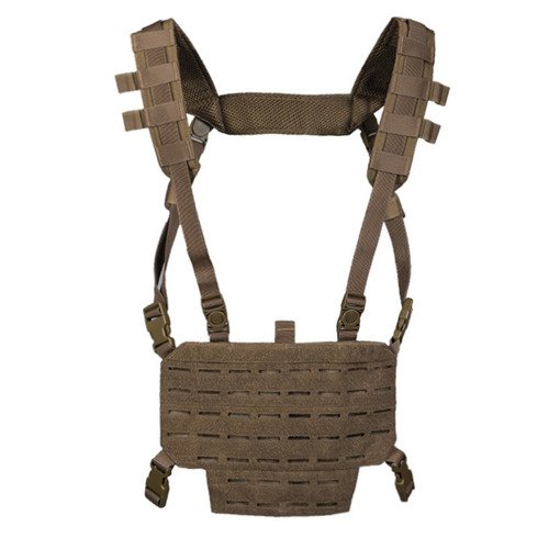 Mil-Tec - Lekka kamizelka Chest Rig - Dark Coyote - 13530419 - Жилети Chest Rig