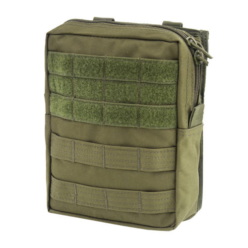 Mil-Tec - Вантажна універсальна кишеня MOLLE - Велика - Зелена OD - 13487101 - Кишені Cargo Pouch