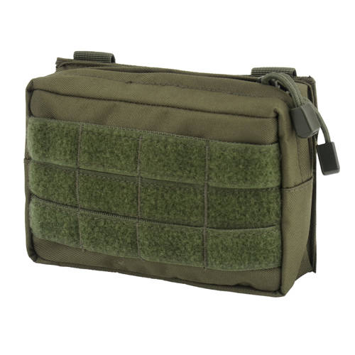 Mil-Tec - Вантажна універсальна кишеня MOLLE - Маленька - Зелена OD - 13487001 - Кишені Cargo Pouch