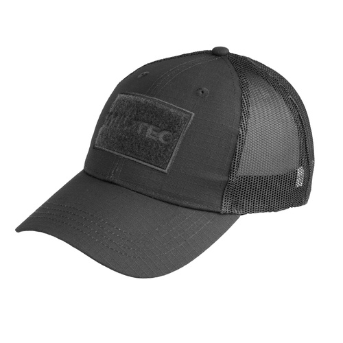 Mil-Tec - Бейсболка далекобійника Trucker Baseball Cap - Чорний - 12318502 - Картузи, бейсболки