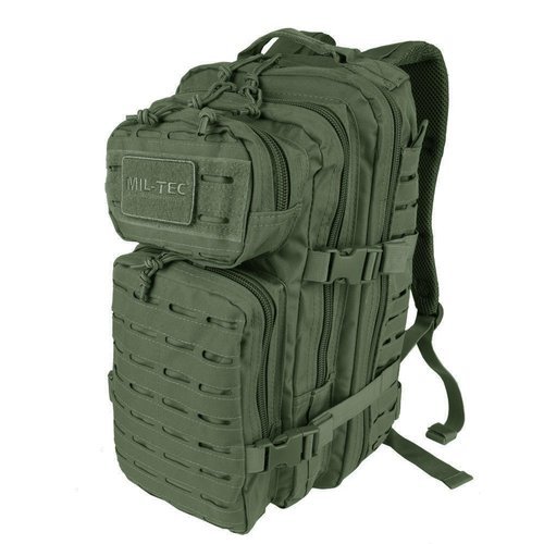 Mil-Tec - Рюкзак Small Assault Pack Laser Cut - Зелений OD - 14002601  - EDC, одноденні (до 25 л)