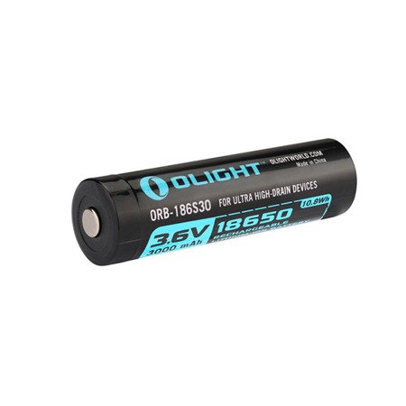 Olight - Li-Ion 18650 3.6V 3000 mAh HDC акумулятор - ORB2-186S30 - Акумулятори, батарейки