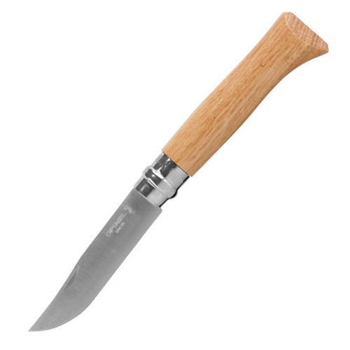 Opinel - Ніж N°8 VRI - Inox - Дуб/Chêne - 002021 - Ножі зі складаним лезом