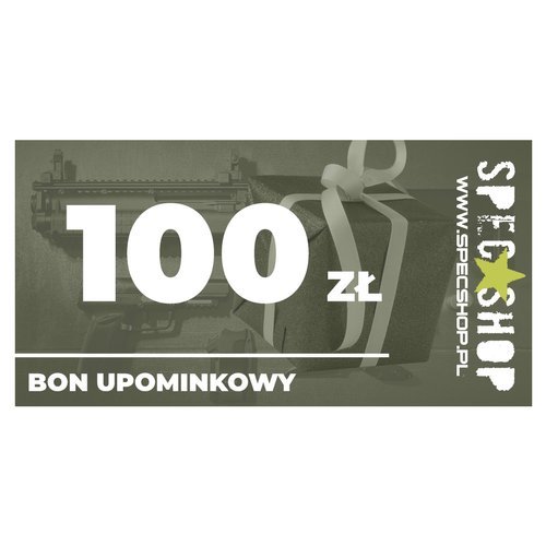 SpecShop.pl - подарунковий ваучер на суму 100 злотих - Bony