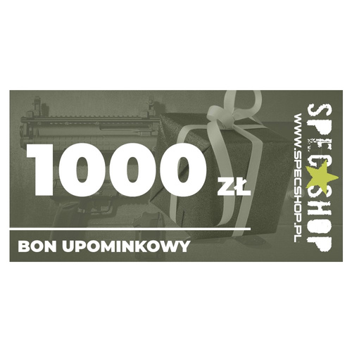 SpecShop.pl - подарунковий ваучер на суму 1000 злотих - Bony