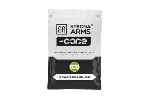 Specna Arms - Кулі CORE ASG - 0,25 г - 1000 шт - білий - SPE-16-021021 - Кульки 0,25 г