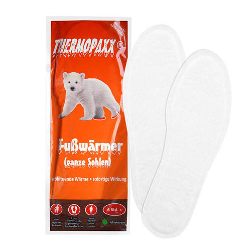 Thermopaxx - Хімічна грілка для взуття Foot Warmer - 6 год - 2 шт. - Грілки для рук