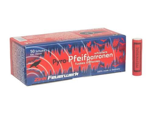 Zink-Feuerwerk - Pfeifpatronen сигнальні ракети - 50 шт. - Світлові та гучні ракетниці