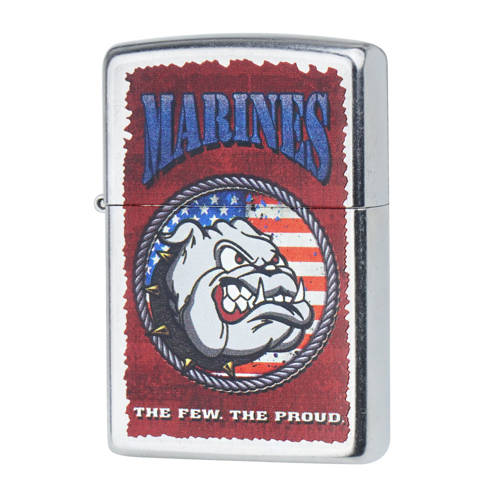 Zippo - Бензинова запальничка US Marines Corp - Street Chrome - Z28520 - Запальнички